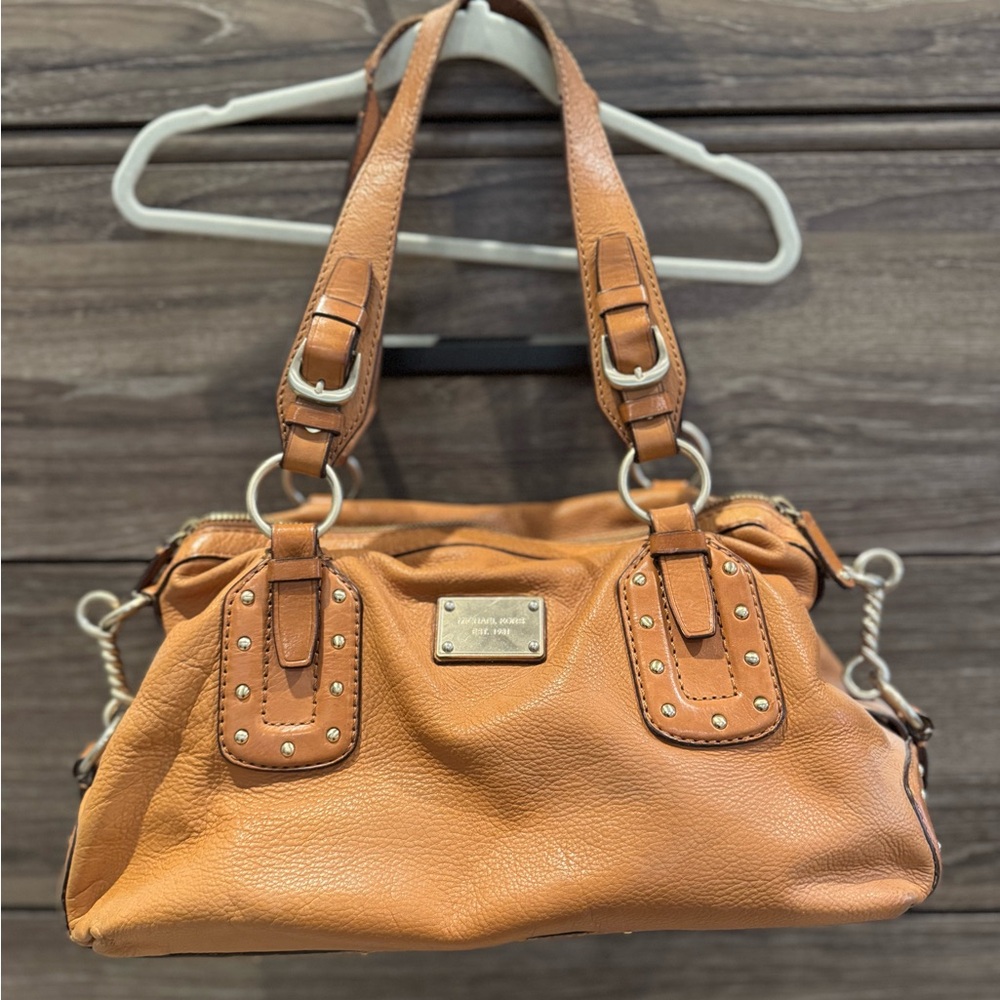 Michael Kors Caramel Leather Shoulder Bag